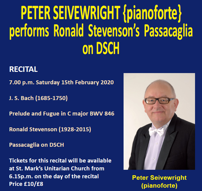 Peter Seivewright performs Passacaglia